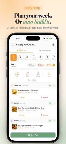 Forkful: Plan, Shop, Track screenshot