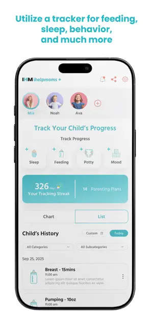 IHelpMoms: Baby Sleep & Feed screenshot 3