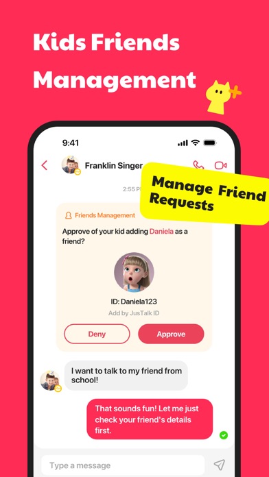 JusTalk Kids - Safe Messenger screenshot 4