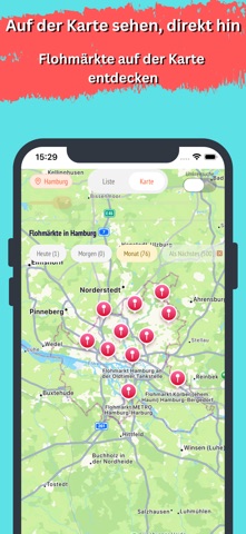 Flohmarkt Finder screenshot
