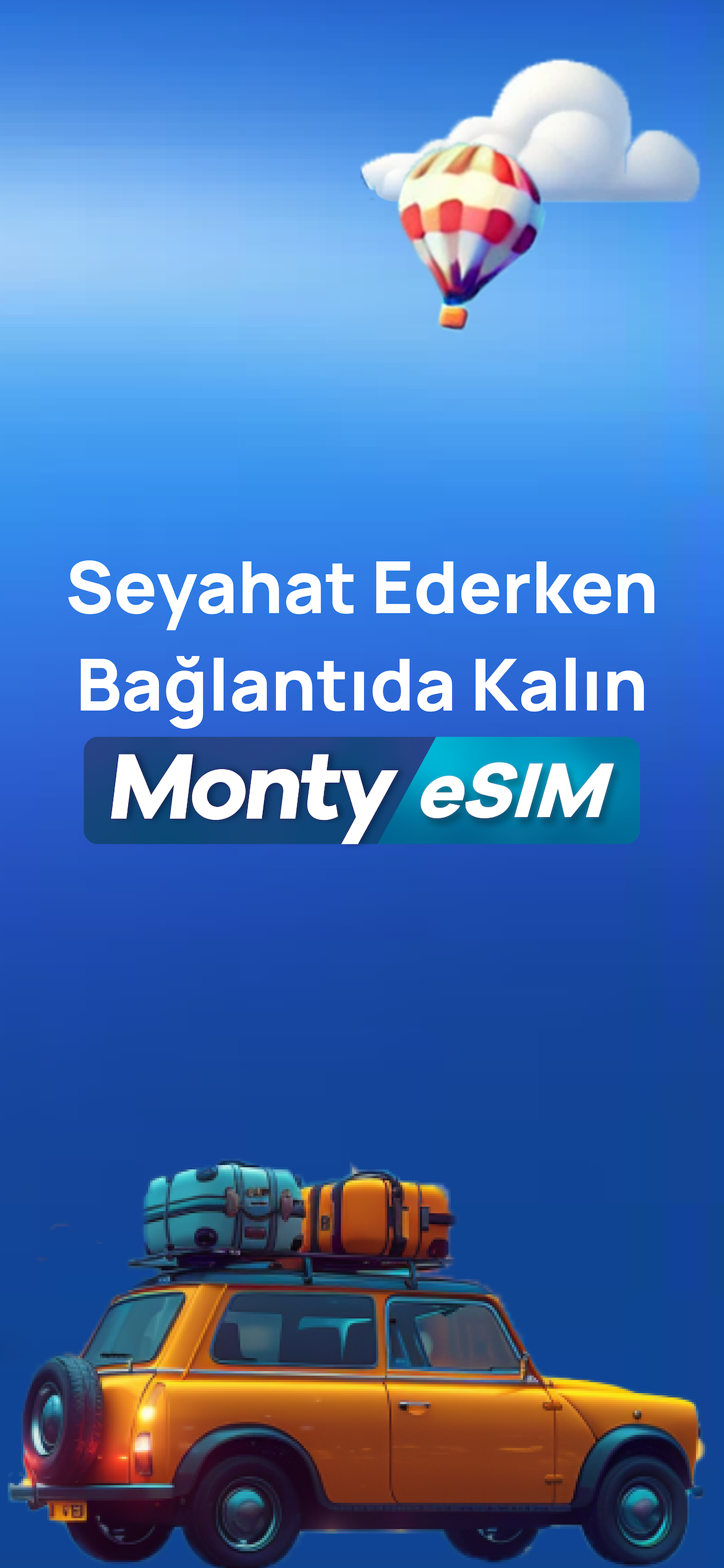 Monty eSIM: Seyahat Internet
