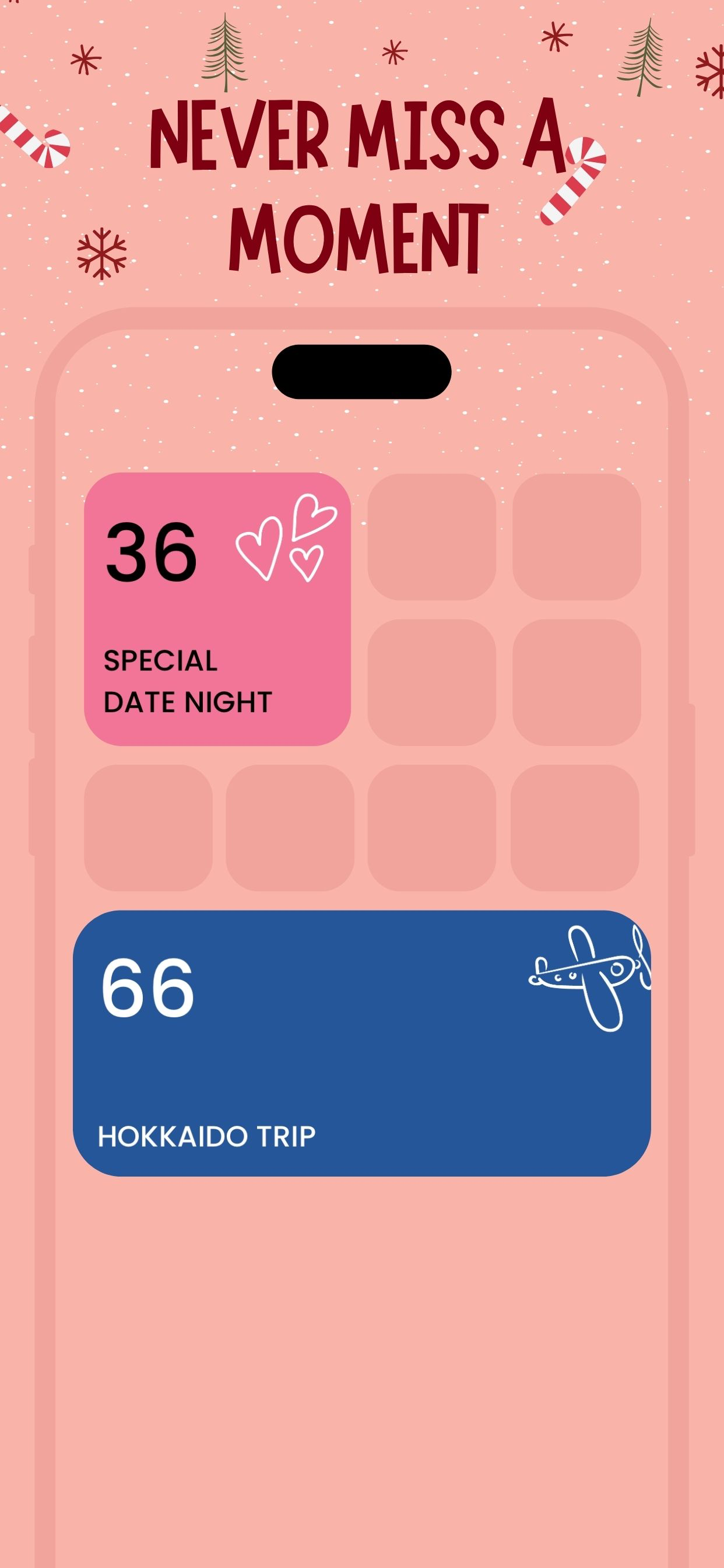 Upcoming: Countdown Widget