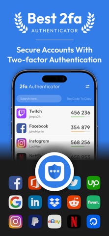 Authenticator App : 2FA • MFA Screenshot 1 of 4
