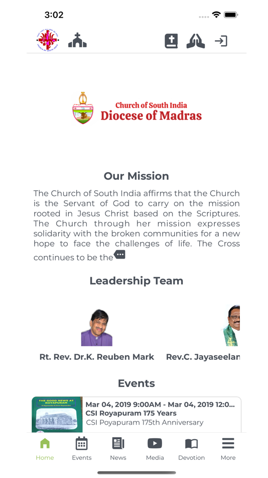#1. CSI Church App (iOS) Podle: Anand Babu