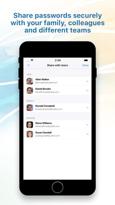 Screenshot 4 of Zoho Vault - Password Manager App