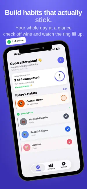 HabitHinge: Habit Tracker screenshot 1