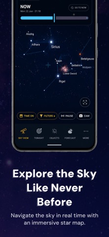 AstroMinder: Sky & Stars iPhone screenshot