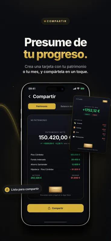 Lingot: Gastos y Patrimonio screenshot 9 of 9