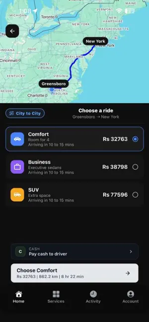 MOJ Ride screenshot 3