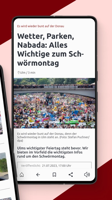 Schwäbische News App Screenshot