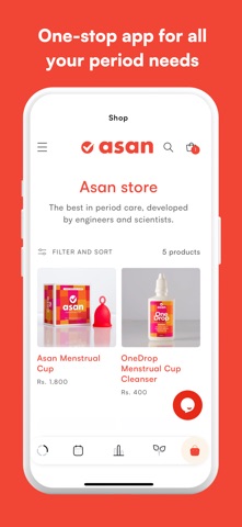 Asan Period Tracker screenshot