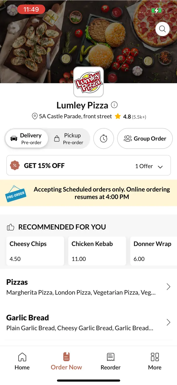 Screenshot #2 pour Lumley Pizza