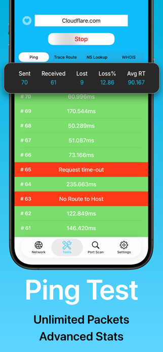 Pingers - Ping & Latency Check Screenshot 2 of 10