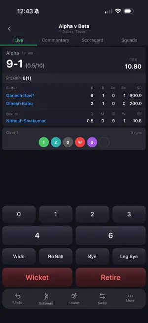 Baduga Cricket screenshot 3