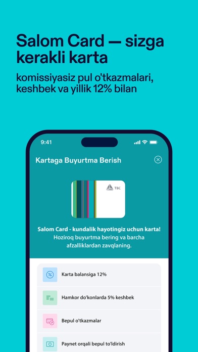 Screenshot #2 pour TBC Bank Uzbekistan