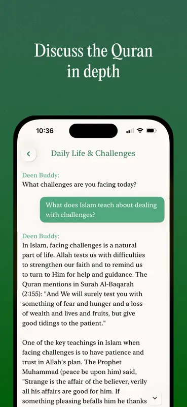 Deen Buddy: Quran Chat Muslim screenshot 5 of 5