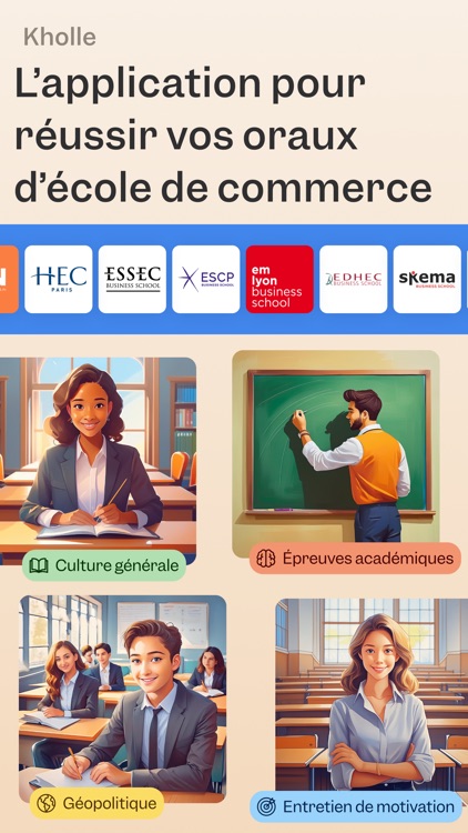 Kholle: Prépa oraux HEC & CPGE