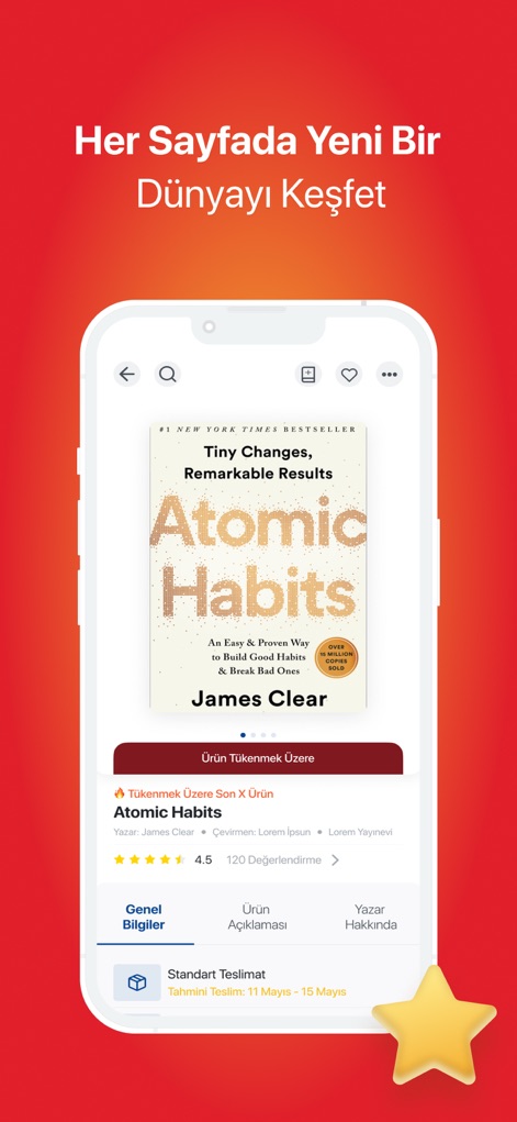 D&R - A visualização detalhada do produto exibe informações essenciais do item, como a "Avaliação do Usuário" e o "Status de Estoque", permitindo que os compradores tomem decisões informadas.