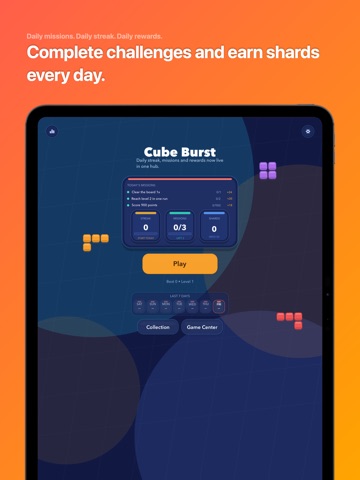 Cube Burst: Block Puzzle Game iPad screenshot