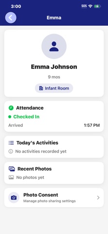 SafePass Daycare Parent screenshot