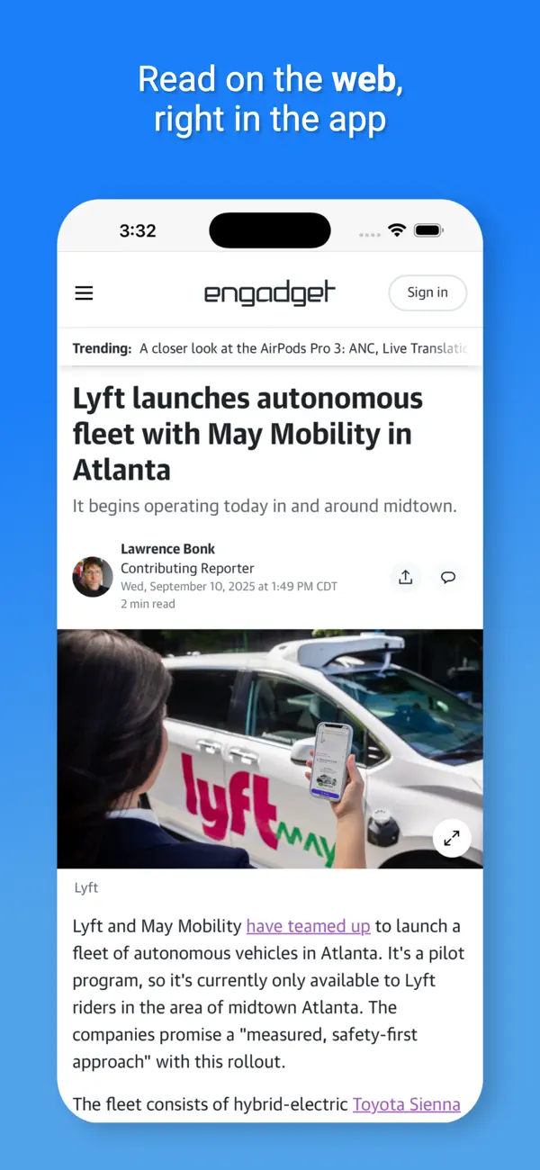 #6. Newsify: RSS Reader (iOS) Által: Ben Alexander