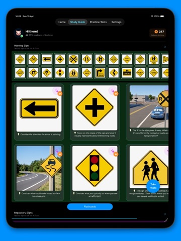 DMV Written Test - Road Signs iPad screenshot