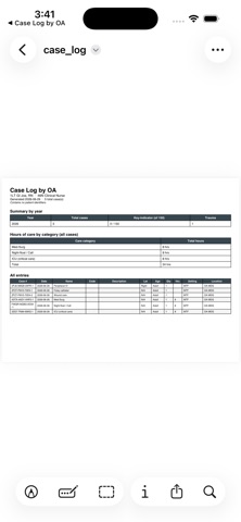Case Log by OA Screenshot 8 of 9