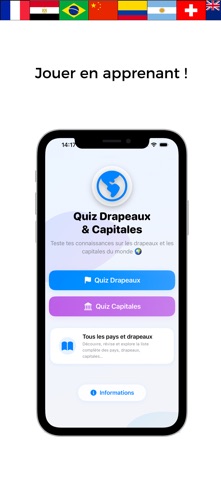 Quiz Drapeaux & Capitales screenshot