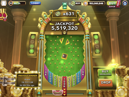 Grand Casino: Slots Games iPad app afbeelding 6