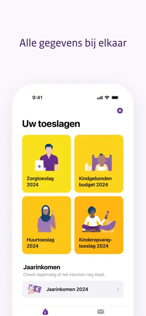 Toeslagen iPhone screenshot 2