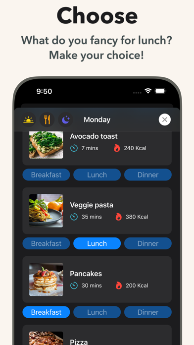 Meals: Weekly Meal Planner Screenshot 1 of 10