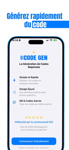 Code Gen - Créateur QR & Codes screenshot