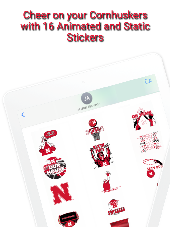 Cornhuskers Sticker Pack 2024
