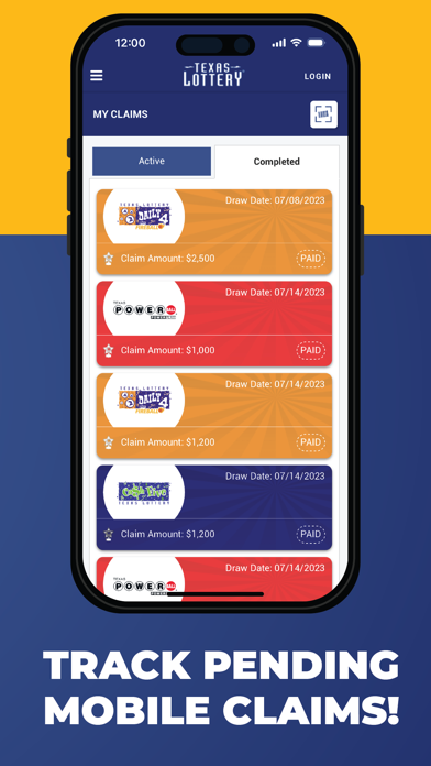 Texas Lottery Official App Screenshot