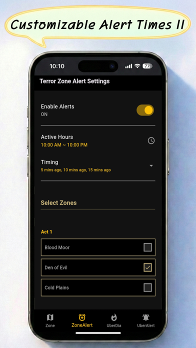 Screenshot #2 pour D2R Tracker: Terror & Uber