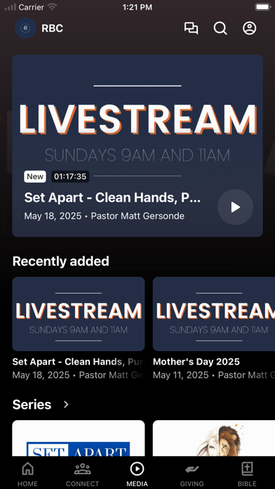Refuge Bible Church Screenshot