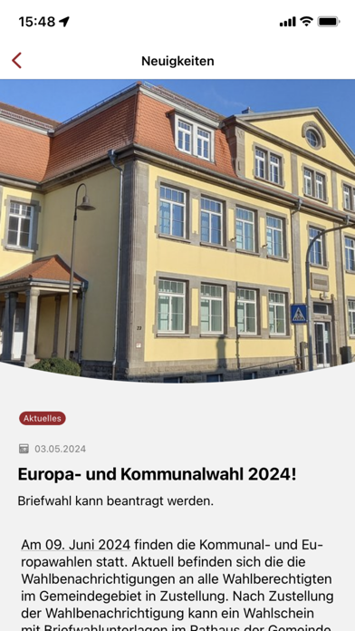 Gemeinde Höpfingen Screenshot