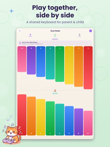 PianoPaws - Piano for Kids iPad screenshot