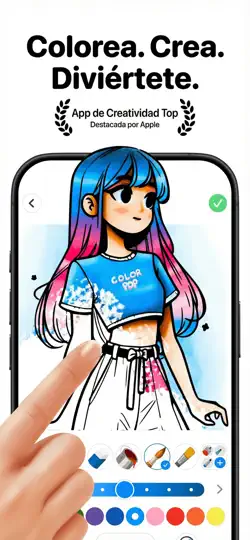 Captura de pantalla de Color Pop: Juego De Colorear en iPhone 1