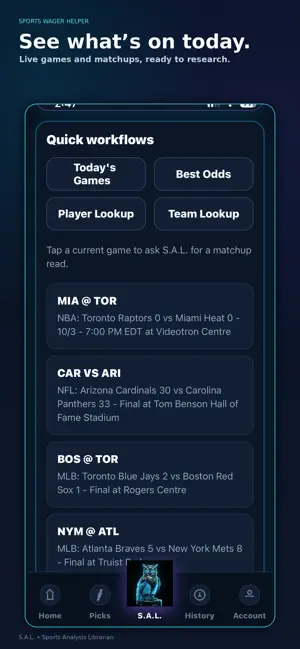 Sports Wager Helper screenshot 3