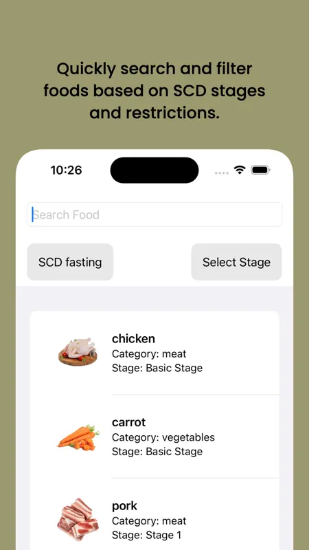 SCD Diet screenshot 4 of 4