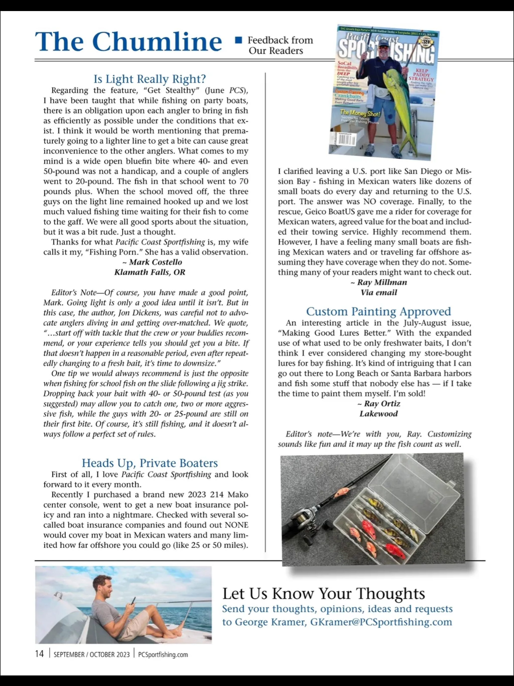 Pacific Coast Sportfishing Mag
