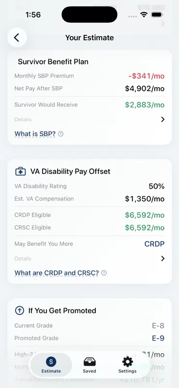 At Ease: Military Retirement screenshot 5 of 6