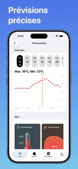 Capture d'écran de Météo Bot: Alertes Et Radar sur iPhone 3