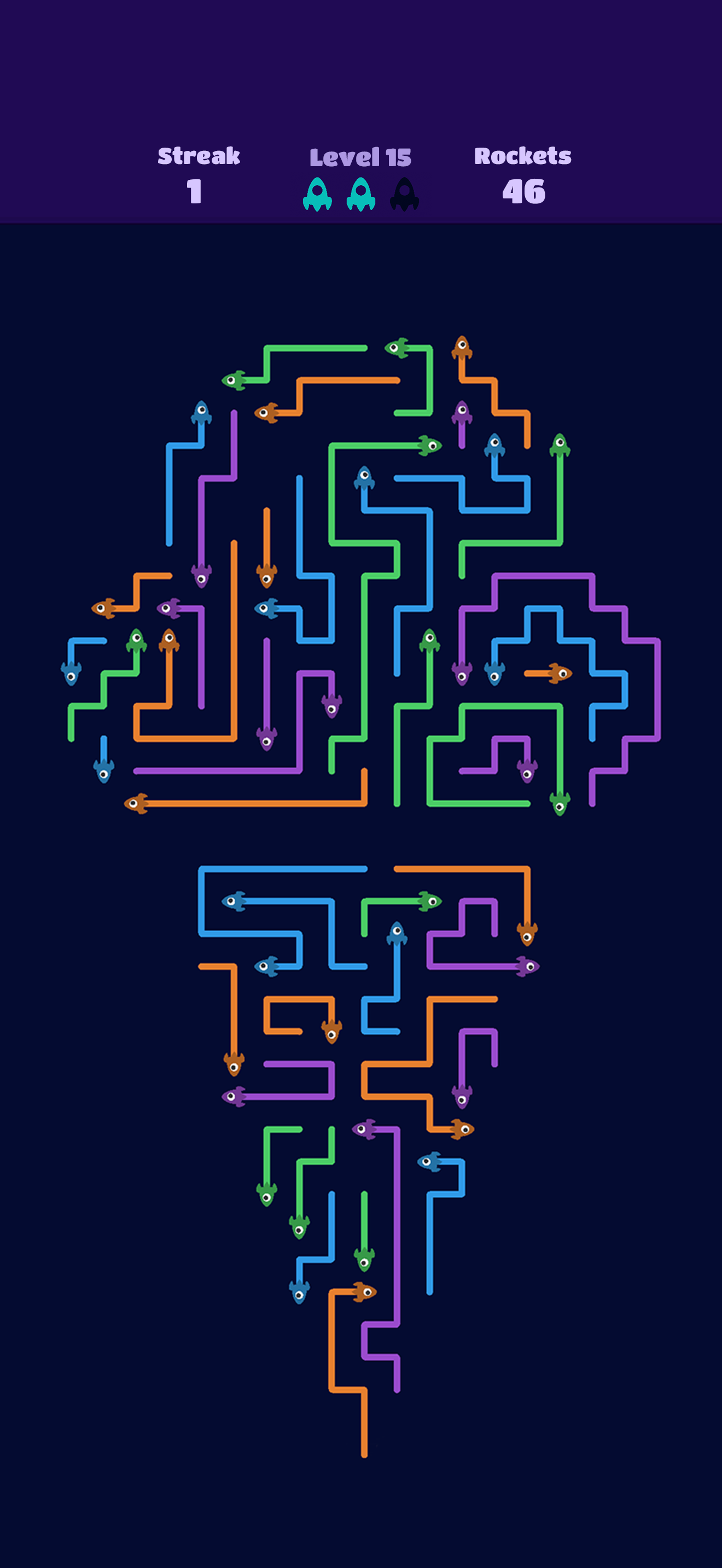 Rocket Out - Maze Puzzle screenshot 2