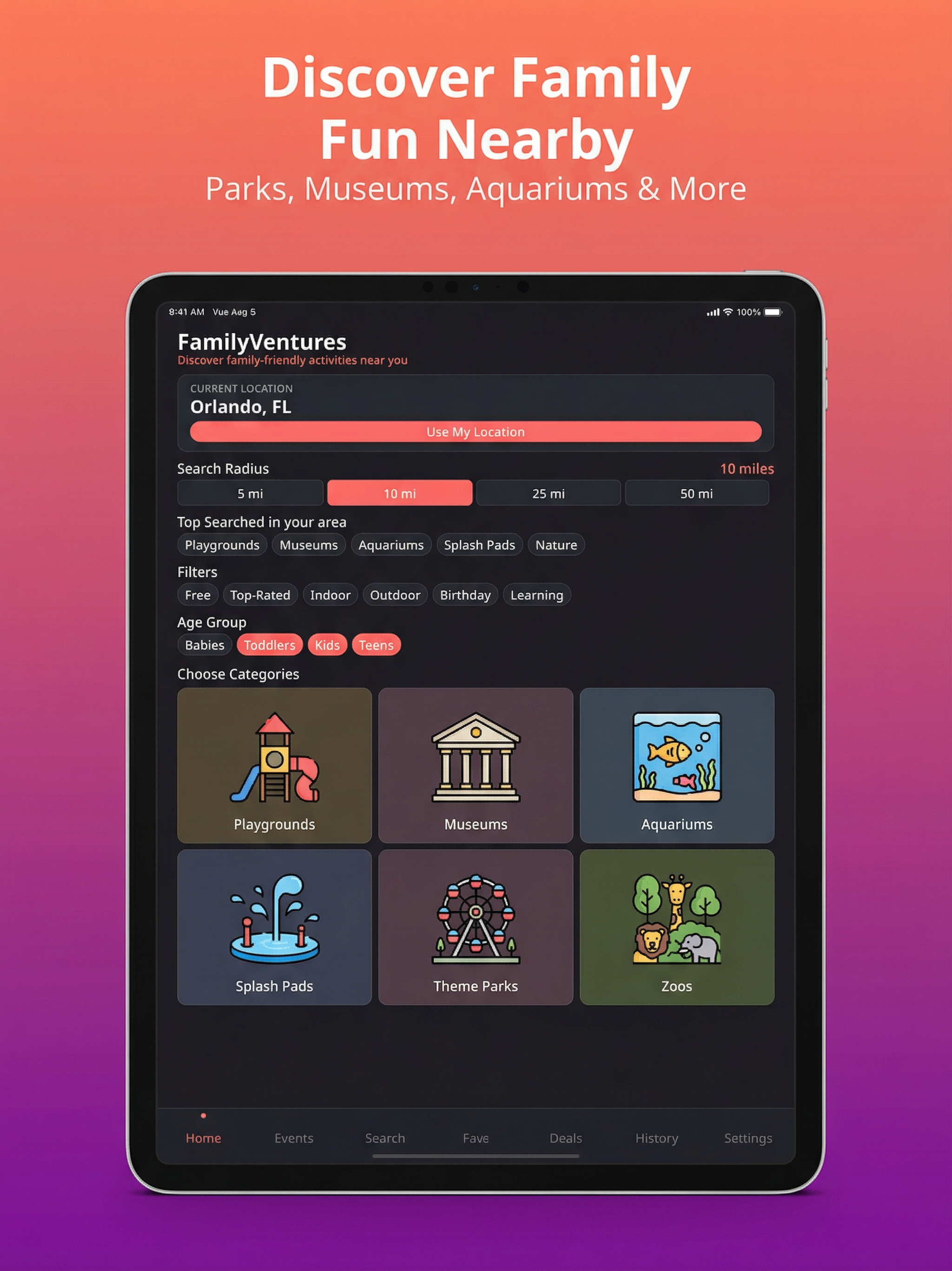 FamilyVentures: Fun Finder screenshot 13