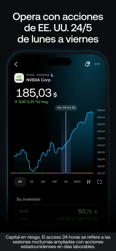 Trading 212 - Acciones y ETFs screenshot 3 of 4