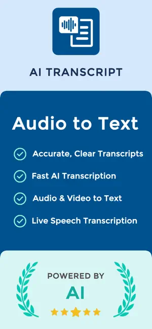 AI Transcript: Audio to Text screenshot 1