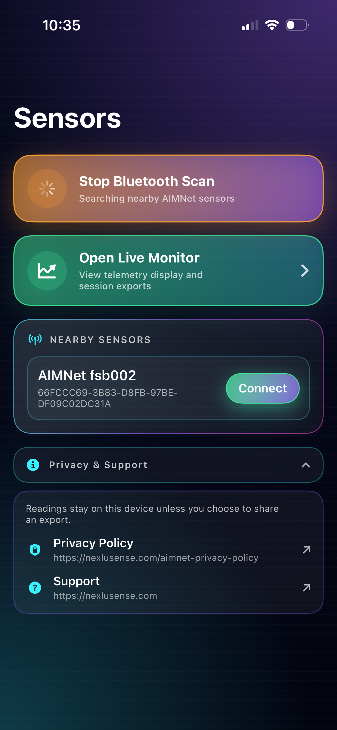 AIMNet screenshot 9