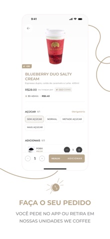 We Coffee App screenshot